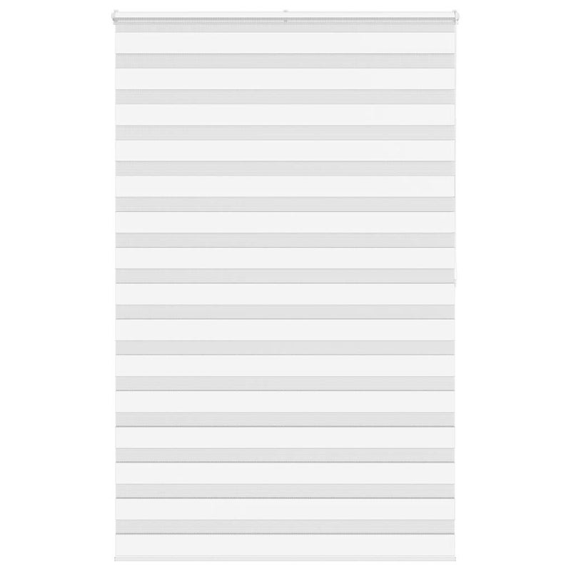 Roleta zebra, biała, szerokość tkaniny 145,9 cm, poliester vidaXL