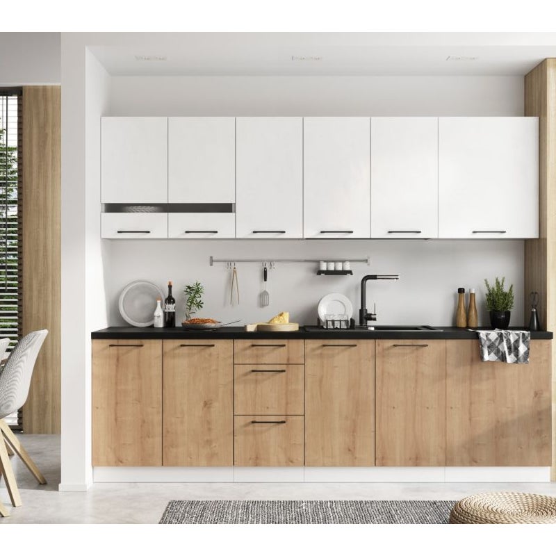 Szafka kuchenna narożna 90 BONO DRP P/L biała