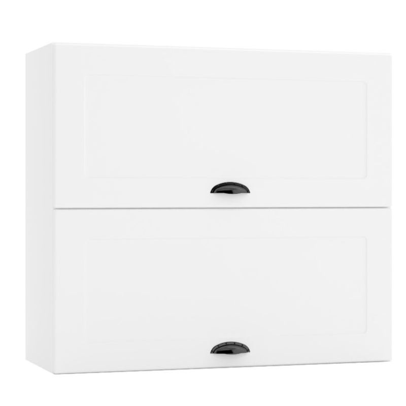 Szafka kuchenna wisząca 80 ADELE W80 GRF/2 biała mat