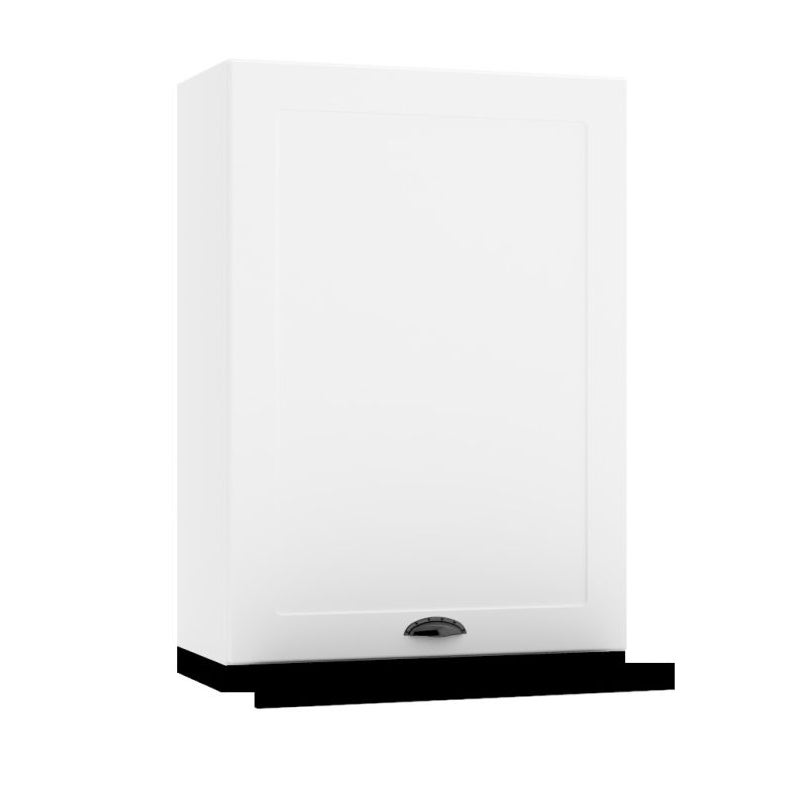 Szafka kuchenna wisząca z okapem 60 ADELE W60 SLIM/88 P/L biała mat/czarna