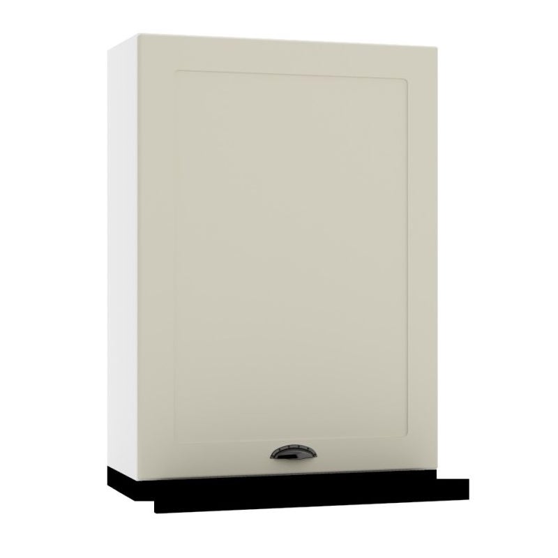 Szafka kuchenna wisząca z okapem 60 ADELE W60 SLIM/88 P/L beżowy mat/czarna