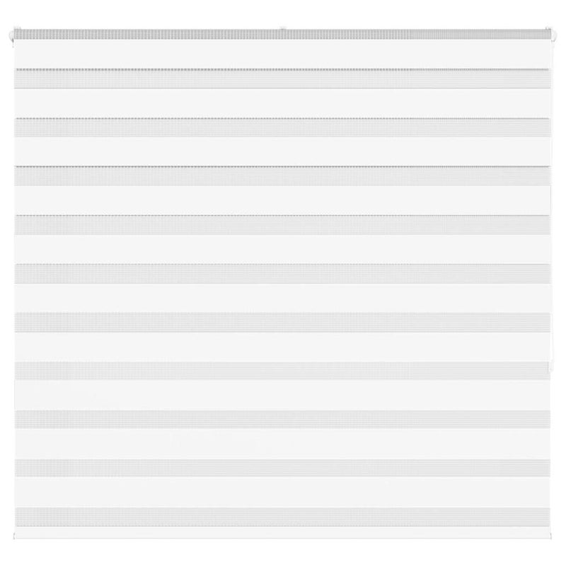Roleta zebra, biała, szerokość tkaniny 150,9 cm, poliester vidaXL
