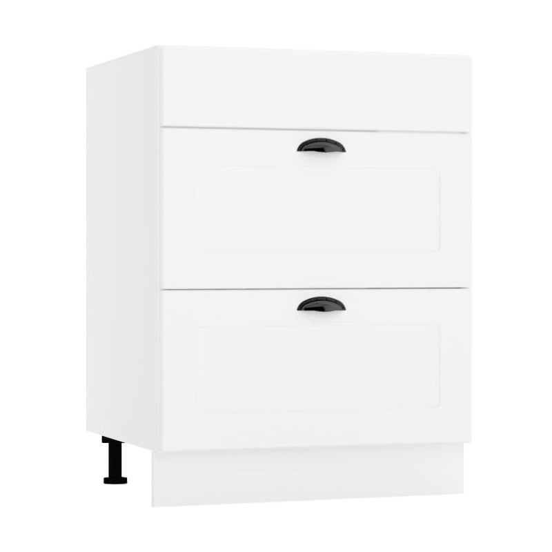 Szafka kuchenna stojąca 60 ADELE D60PC S/2 biała mat