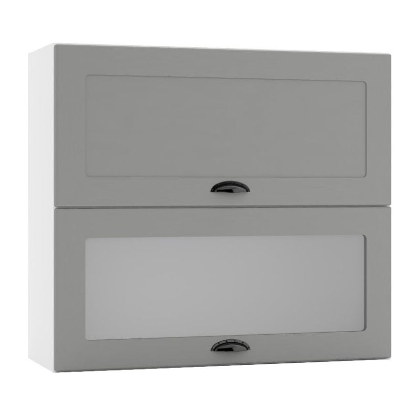 Szafka kuchenna wisząca 80 ADELE W80 GRF/2 SD szara mat