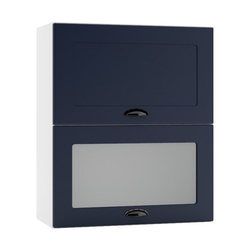 Szafka kuchenna wisząca 60 ADELE W60 GRF/2 SD granatowa mat