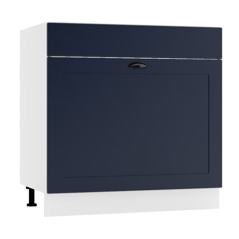 Szafka pod zlew 80 ADELE D80ZL S/1 granatowa mat