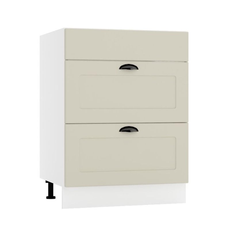 Szafka kuchenna stojąca 60 ADELE D60PC S/2 beżowy mat