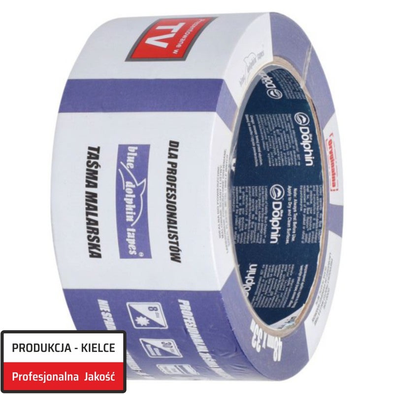 Blue Dolphin Taśma malarska, , niebieska, 48mm x 33m