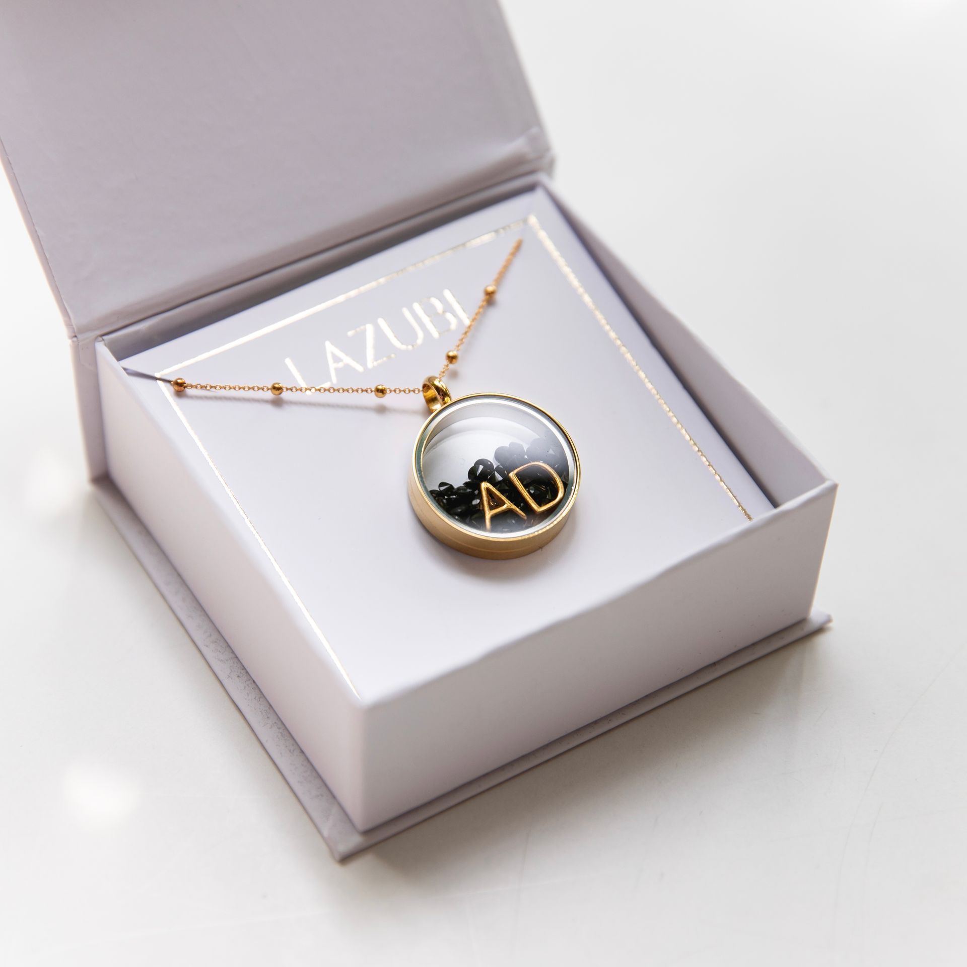 Personalizowany Sekretnik z literką (925)