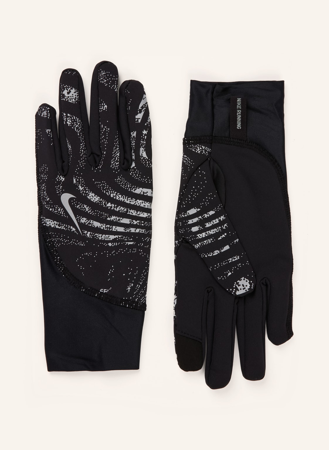 Nike Rękawiczki Multisportowe Pacer Midweight Rg Z Funkcją Ekranu Dotykowego schwarz