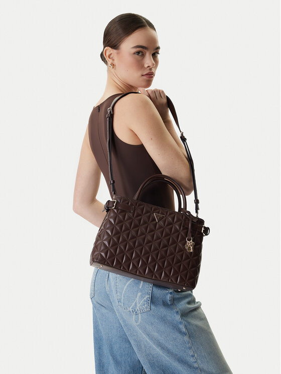 Guess Torebka Paisleigh HWQG98 83060 Brązowy