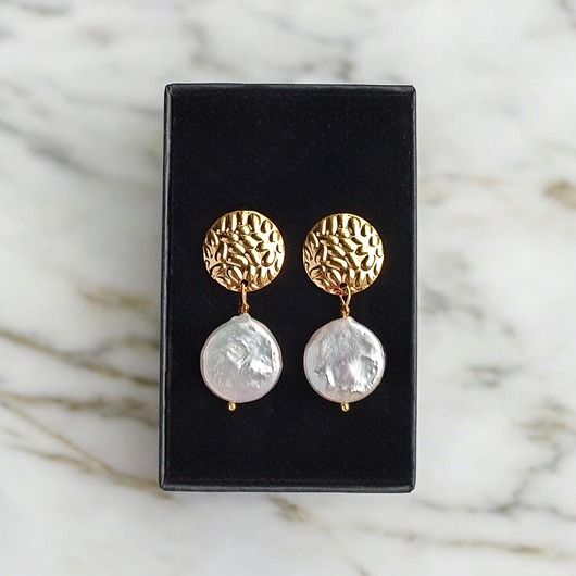 Okrągłe perły : kolczyki : wyjątkowy prezent PREMIUM