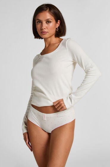 Hunkemöller Szorty brazyliany Renee Rib Biały