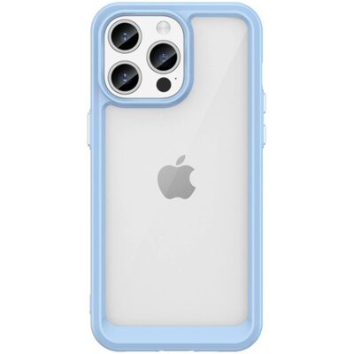 Etui HURTEL Outer Space Case do Apple iPhone 15 Pro Przezroczysto-niebieski