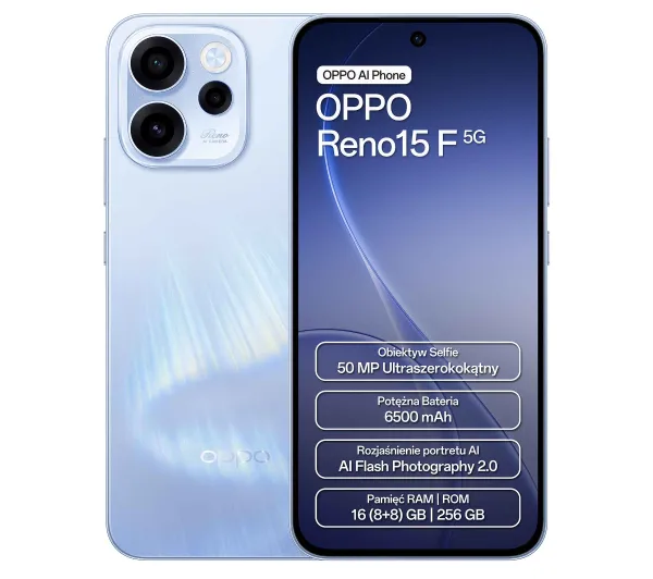 Oppo Reno 15F 5G 8/256GB Niebieski