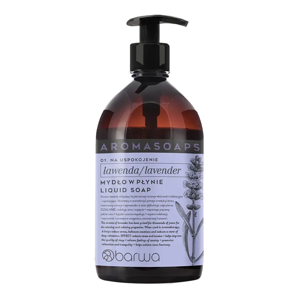 Barwa Aromasoaps mydło w płynie na uspokojenie Lawenda 500 ml