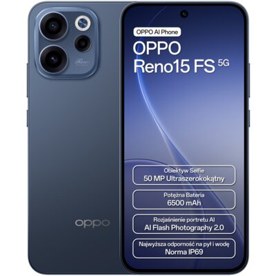 Oppo Reno 15 FS 5G 8/512GB Granatowy