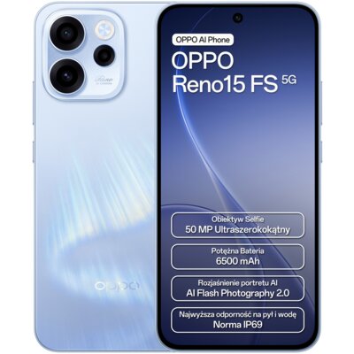 Oppo Reno 15 FS 5G 8/512GB Niebieski