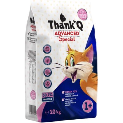 Karma dla kota THANK'Q Cat Advanced Special Ryba z warzywami 10 kg