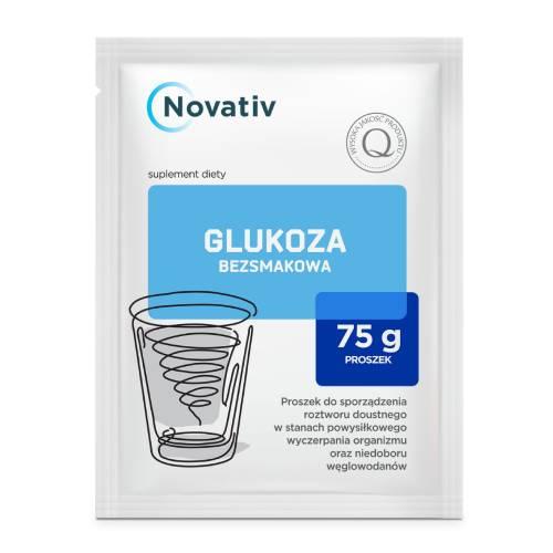 Novativ Glukoza bezsmakowa w proszku, 75 g -> Odbiór w Żabce!