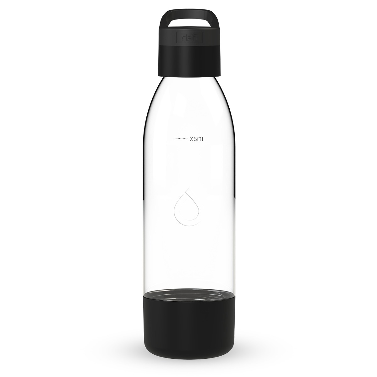 PushAir Butelka do Saturatora Dafi z Uchwytem 0,7 Czarna