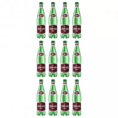 Cisowianka Naturlana woda mineralna silnie gazowana zestaw 12 x 700 ml
