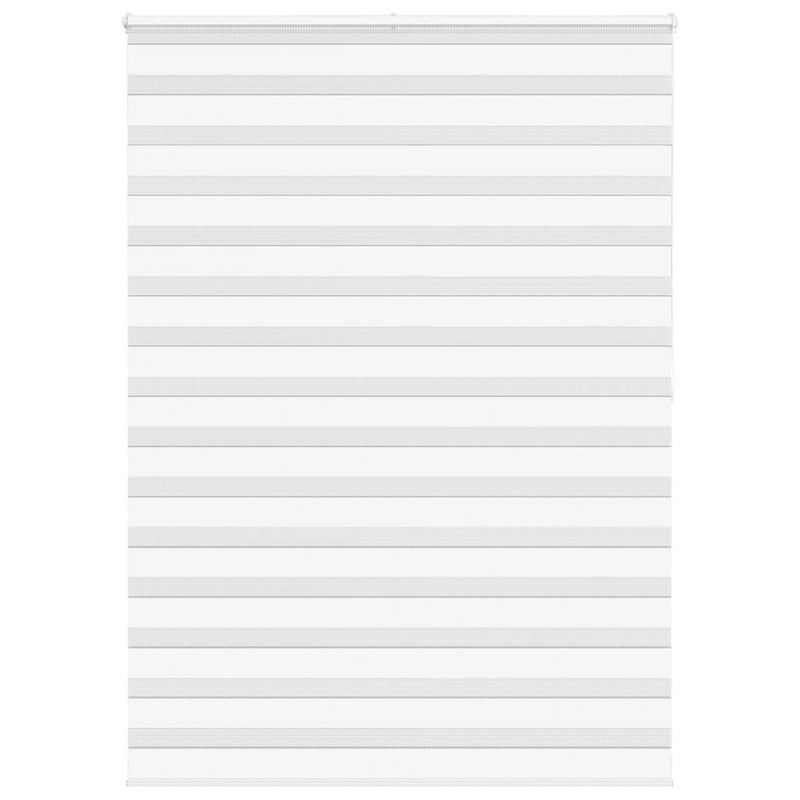 Roleta zebra, biała, szerokość tkaniny 160,9 cm, poliester vidaXL