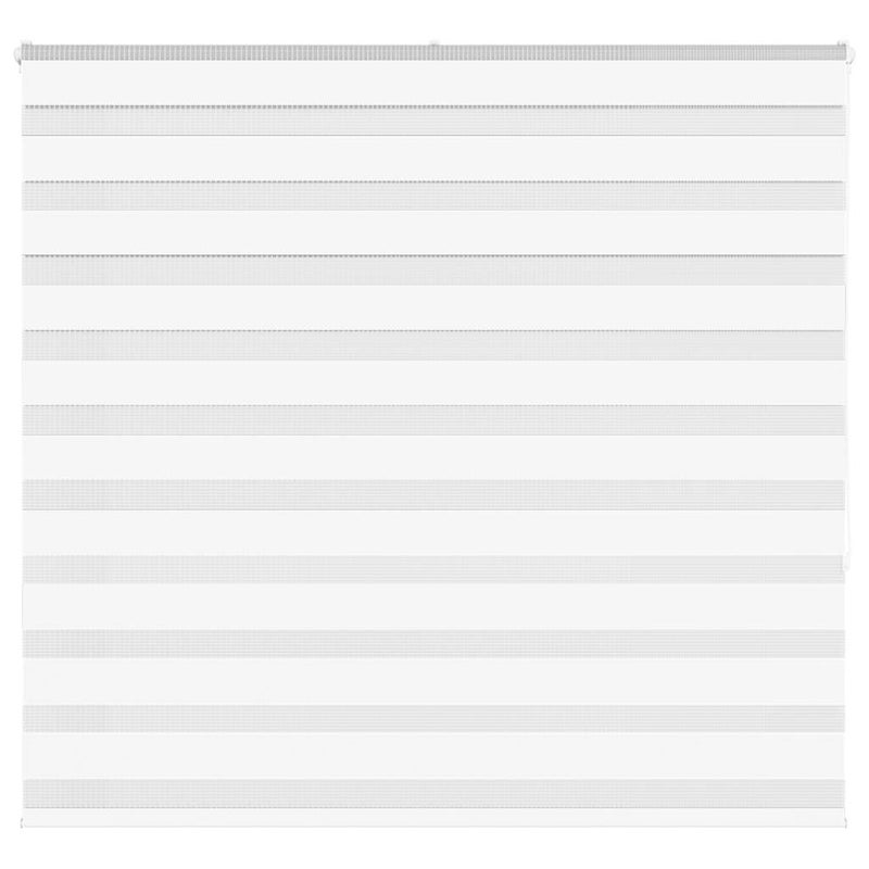 Roleta zebra, biała, szerokość tkaniny 160,9cm, poliester vidaXL