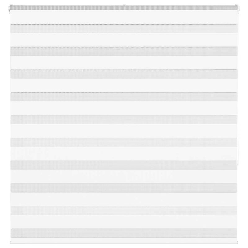 Roleta zebra, biała, szerokość tkaniny 145,9 cm, poliester vidaXL