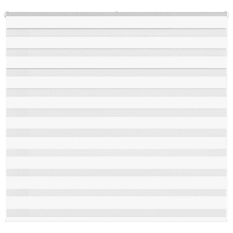 Roleta zebra, biała, szerokość tkaniny 160,9 cm, poliester vidaXL