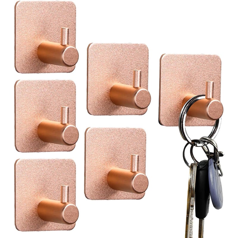 sztuk samoprzylepnych haczyków 3M, wieszaki ścienne do łazienki, różowy, wodoodporny i nierdzewny wieszak na ręczniki