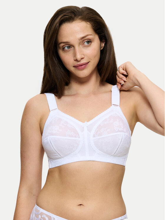 Triumph Biustonosz bezfiszbinowy Doreen 10166213 Biały