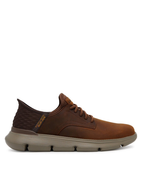Skechers Półbuty Garza - Gervin 205046/CDB Brązowy