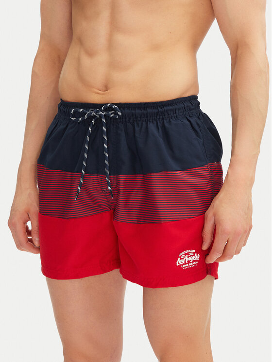 Henderson Szorty kąpielowe Rival 42609 Czerwony Regular Fit