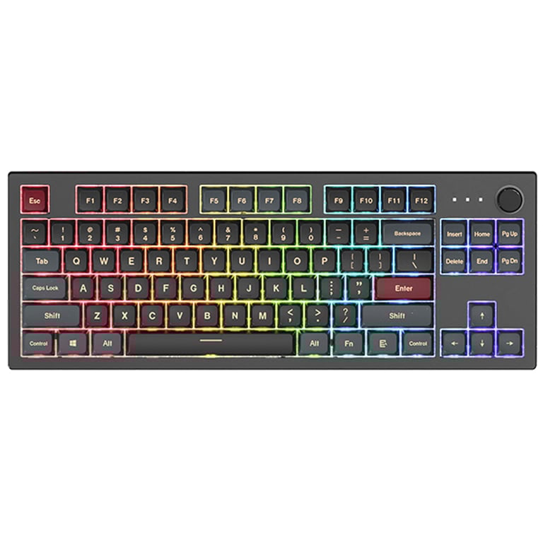 Montech TKL Darkness klawiatura Gaming USB US English Czarny MK87DR