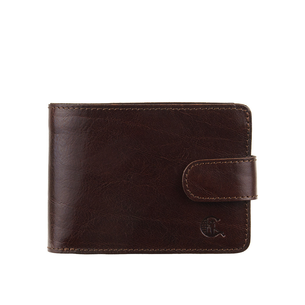 Mały portfel Canaletto RFID skóra garbowana roślinnie P1060cs350GR RFID