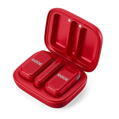 System bezprzewodowy RODE Wireless Micro USB-C Dookólny Czerwony WIMICROCRED