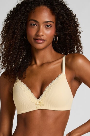 Hunkemöller Biustonosz usztywniany bez fiszbin Lola Żółty