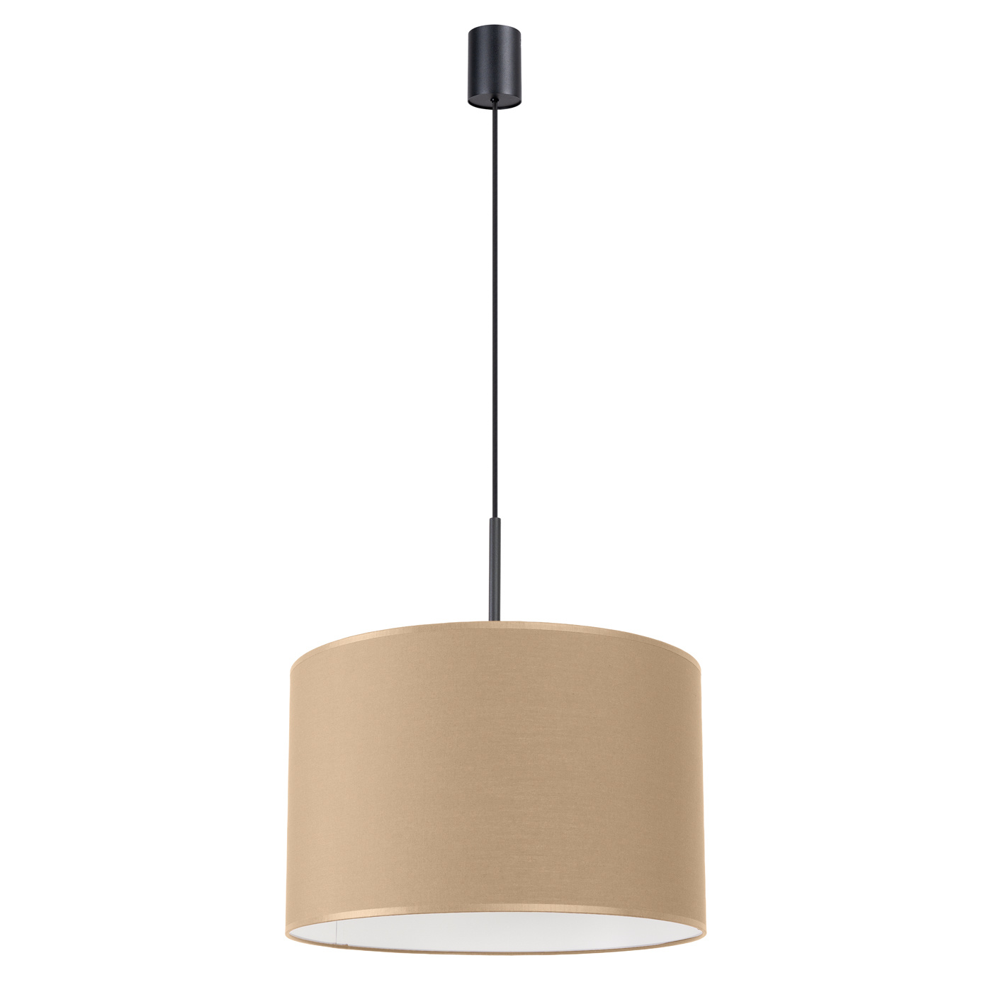 Lampa wisząca NEVIA E27 - taupe/czarny
