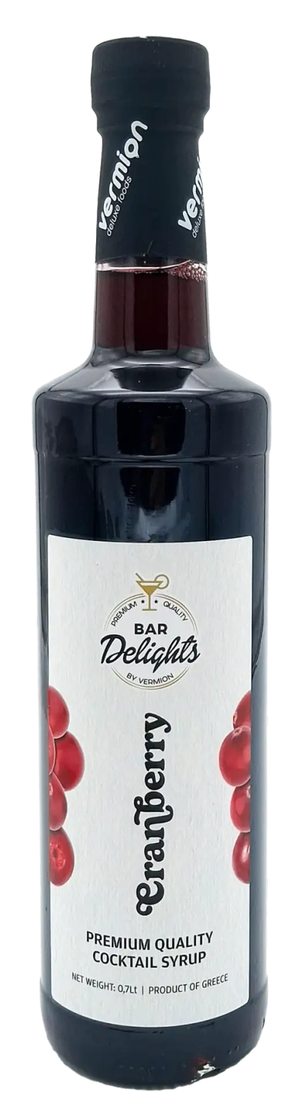 Syrop Żurawinowy 0,7l - Vermion Deluxe Food Cranberry