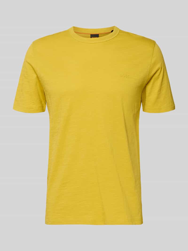 T-shirt o kroju regular fit z czystej bawełny model ‘TEGOOD’