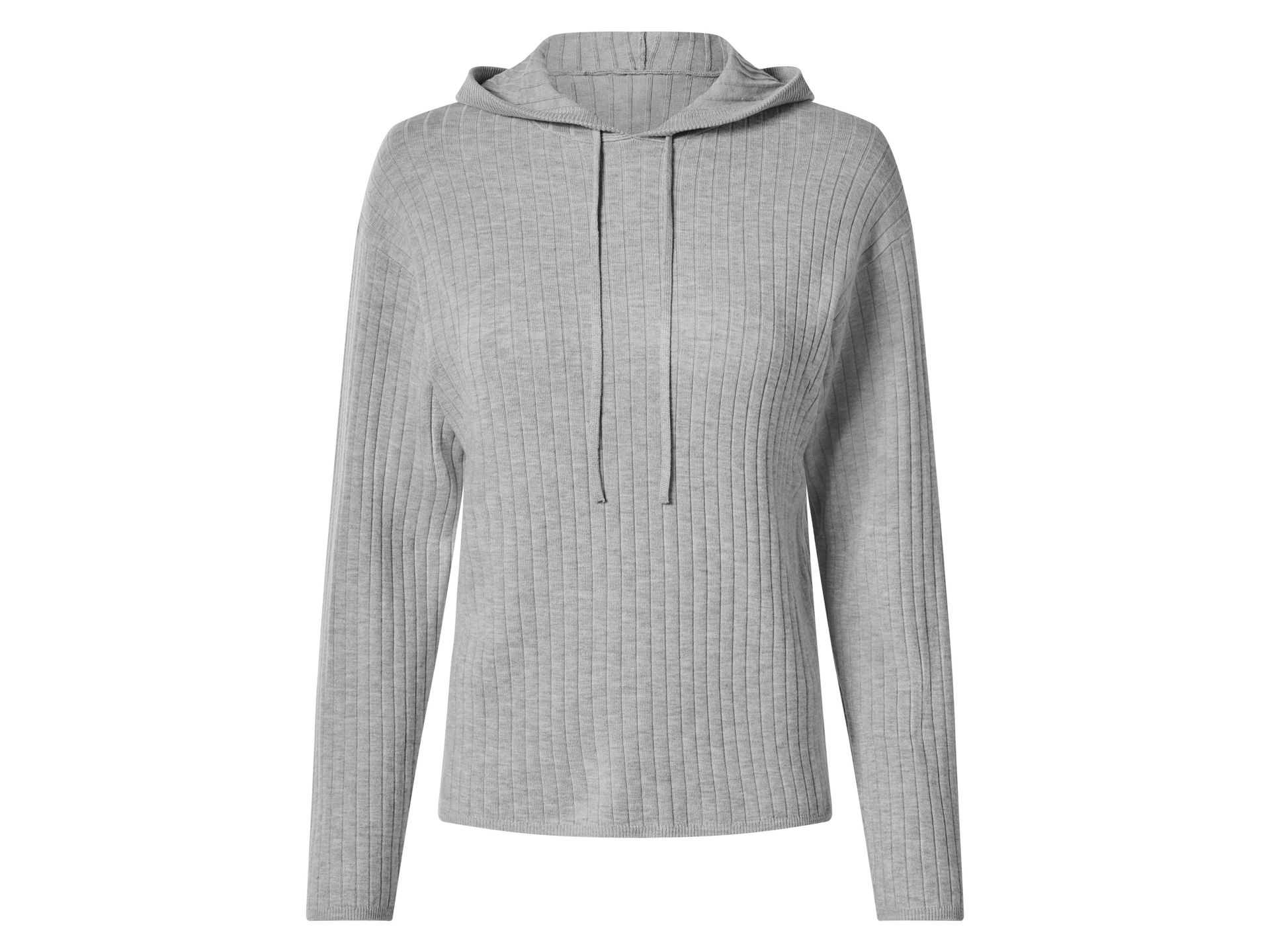 ESMARA® Bluza damska z kapturem (Szary, S(36/38))