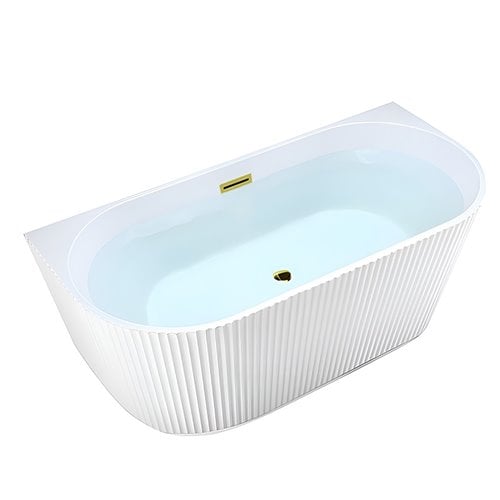 Wanna wolnostojąca przyścienna korek złoty 170 cm Carlo Led Hydrosan