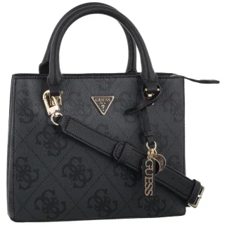 Torebka Noelle II Sml Multi Comp Stchl HWSO96 72050 Coal Logo (GU851-a) Guess