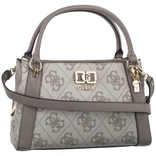 Torebka Karnilla Logo Gfriend Satchel HWOS99 01060 Dark Taupe Logo (GU852-a) Guess