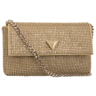 Torebka Zalina Flap Clutch HWRP93 50700 Gold (GU853-a) Guess