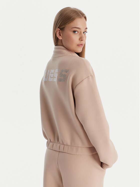 Guess Bluza 169845 Beżowy Classic Fit