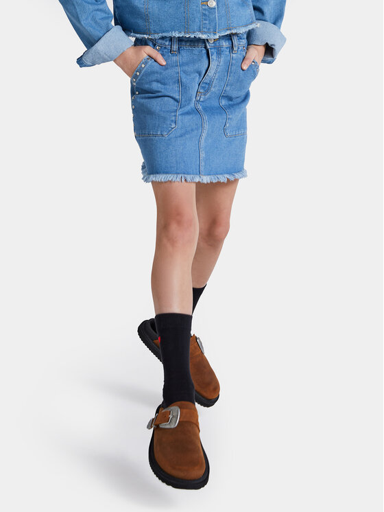 Coccodrillo Spódnica jeansowa WC4124201JCG Niebieski Regular Fit