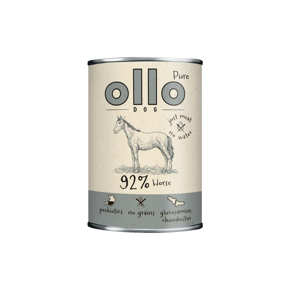 OLLO Pure Koń - mokra karma dla psa - 400g