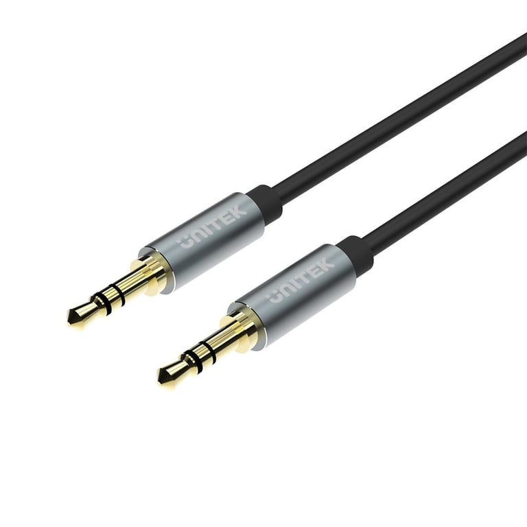 UNITEK Y-C926ABK kabel audio 1 m 3.5mm Czarny